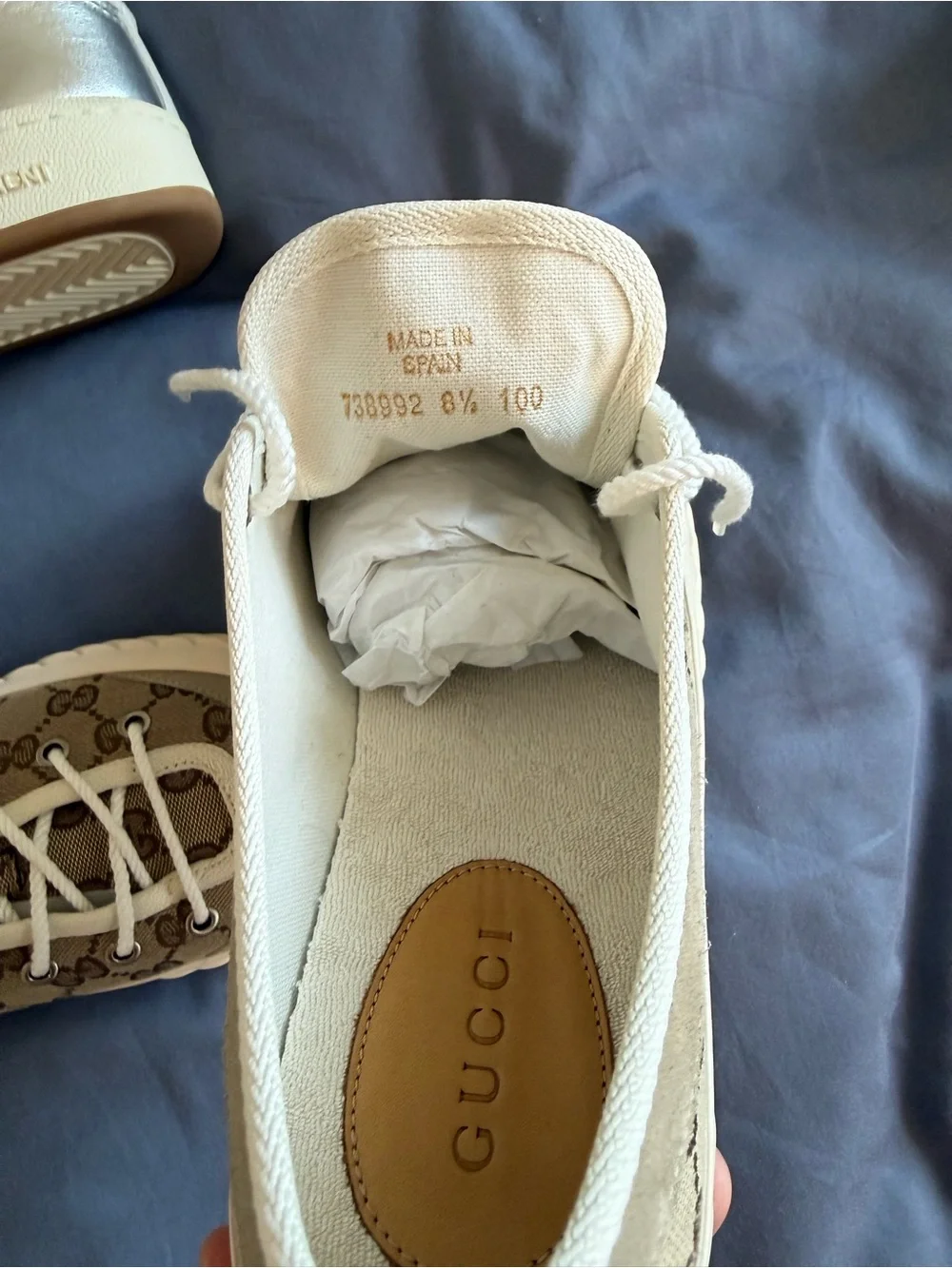 Gucci Tortuga Low-Top Sneaker (SKU: 738992-FABQA-9796)